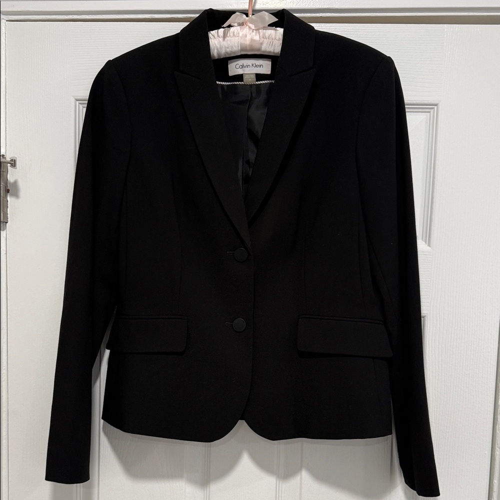 Calvin Klein Women's Classic Black Suit Jacket
